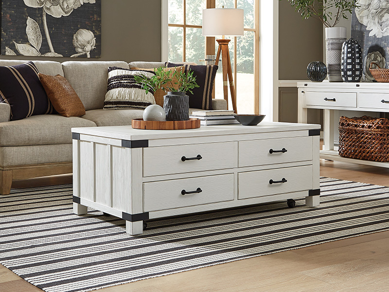 Paxton Place Dovetail Grey Small Drawer Nightstand From Magnussen